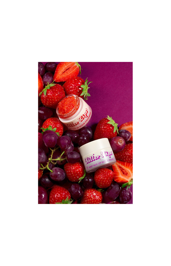 Gommages lèvres - Fruits rouges & raisin - 2 x 16 g