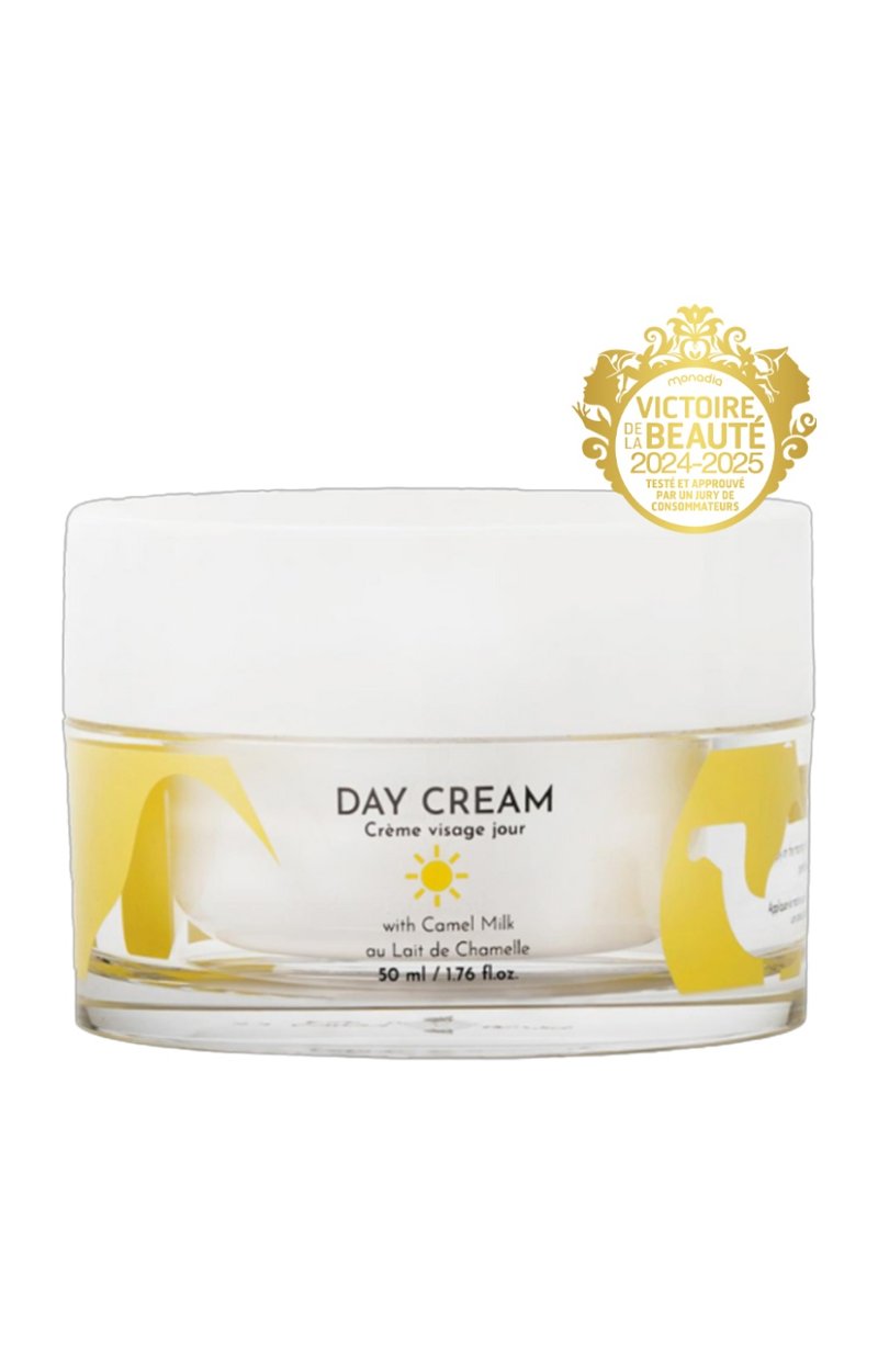 Crème de jour hydratante & éclat - Lait de chamelle - Visage - 50 ml