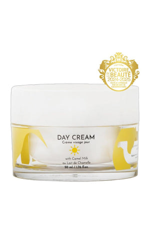 Crème de jour hydratante & éclat - Lait de chamelle - Visage - 50 ml