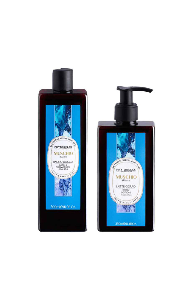 Gel douche & lotion nourrissante - Musc blanc - Corps