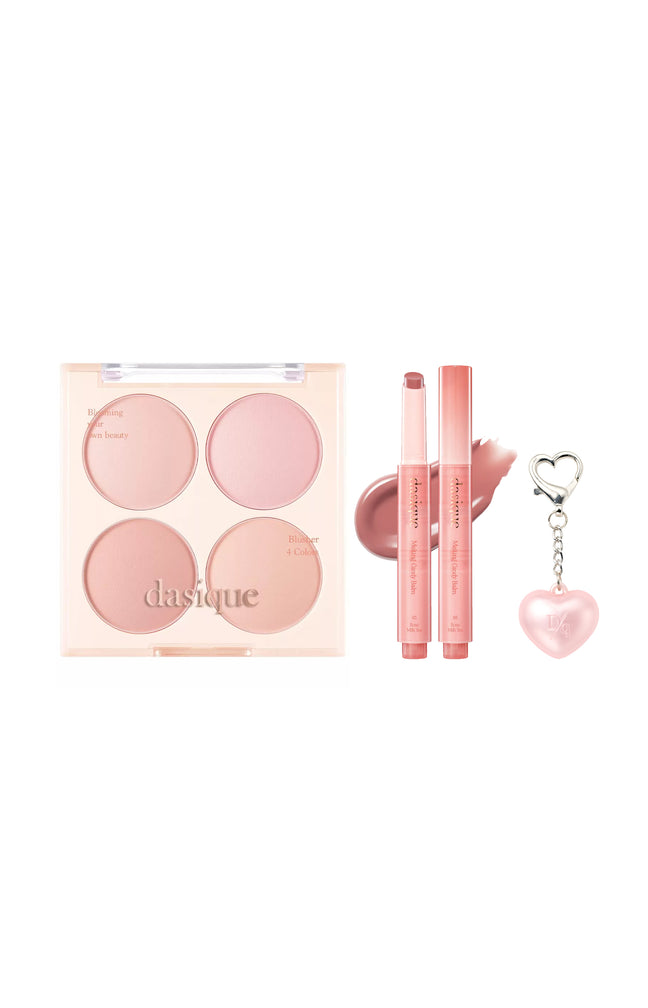 Palette de blushs & baume à lèvres + porte clés offert