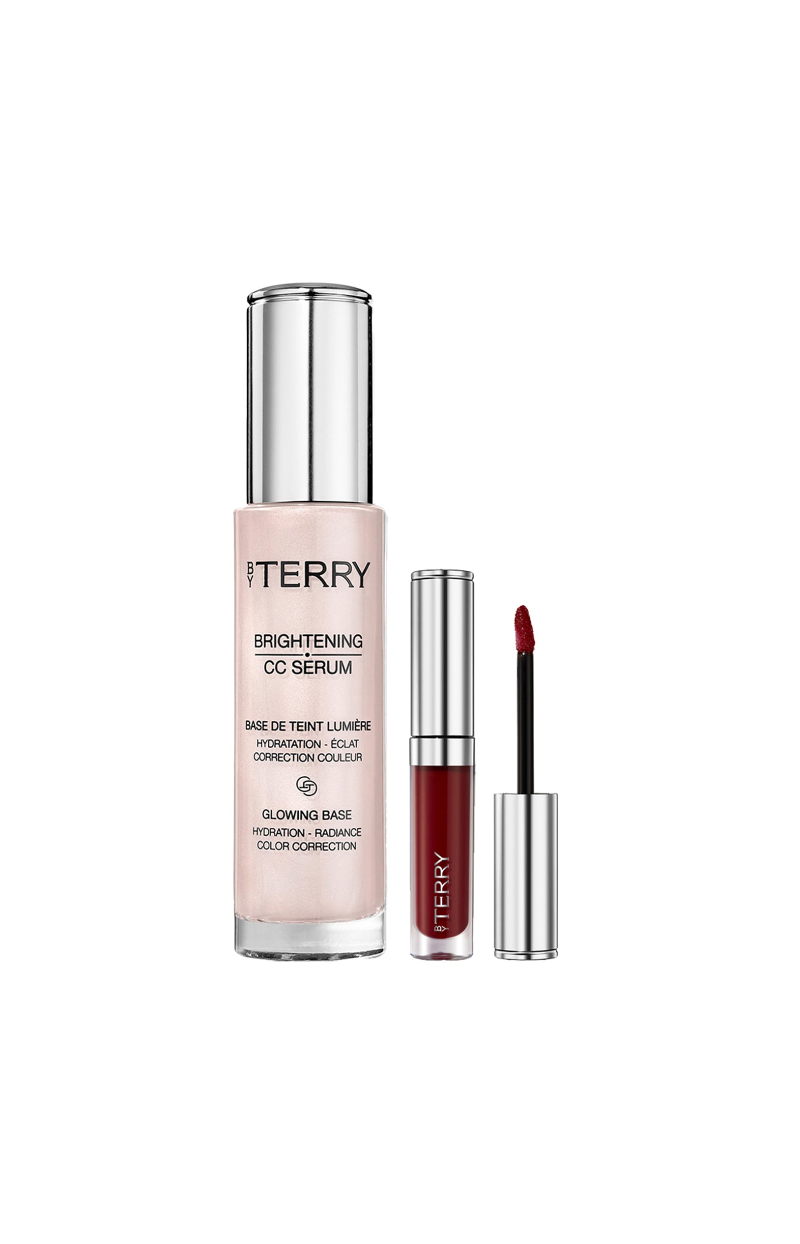 Base de teint illuminatrice & baume à lèvres teinté - Rose Elixir & Cherry Chérie