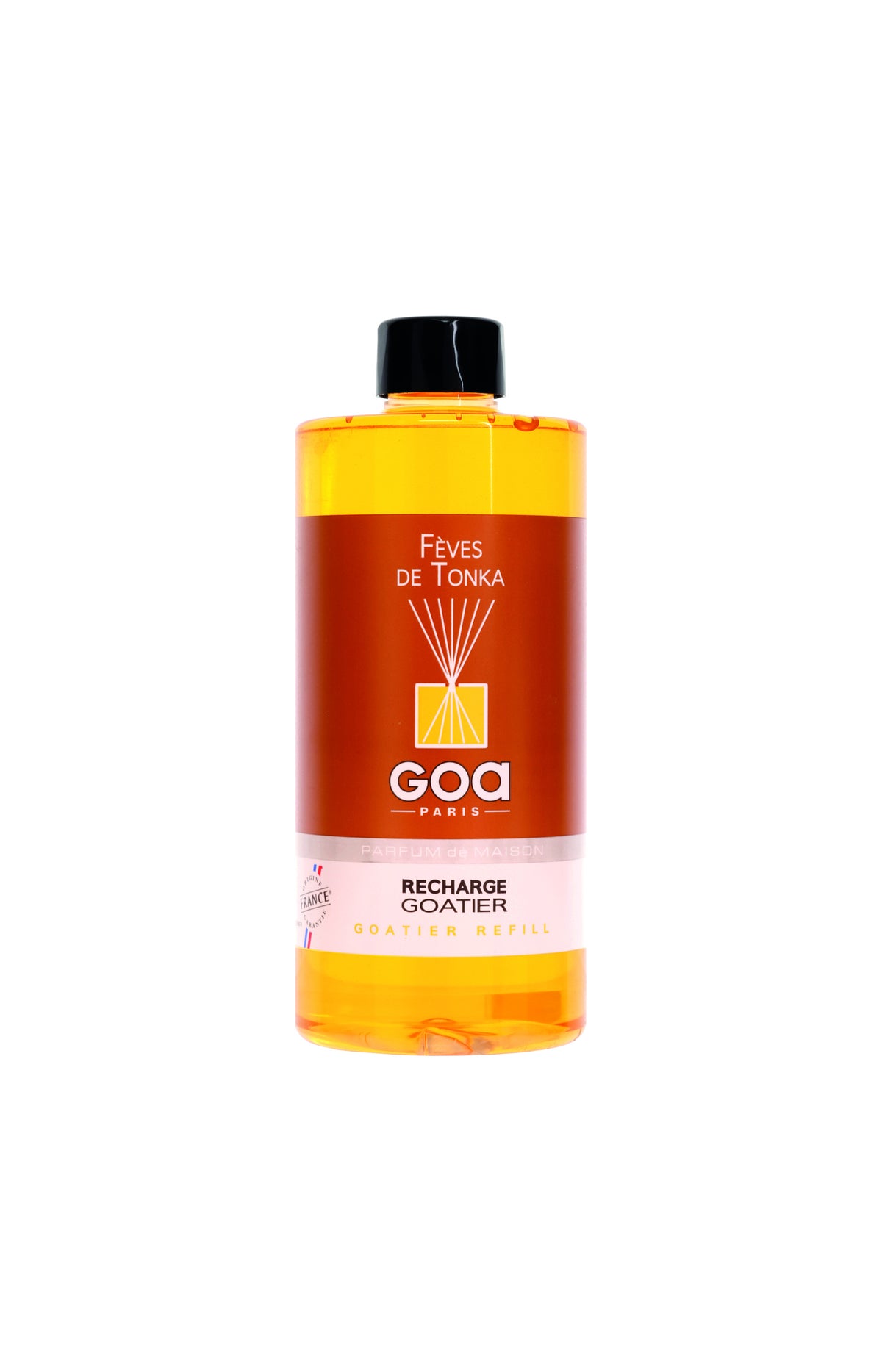 Recharge pour bouquet parfumé Goatier - Fèves de Tonka - 500 ml