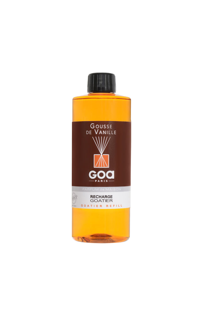 Recharge pour bouquet parfumé Goatier - Gousse de Vanille - 500 ml