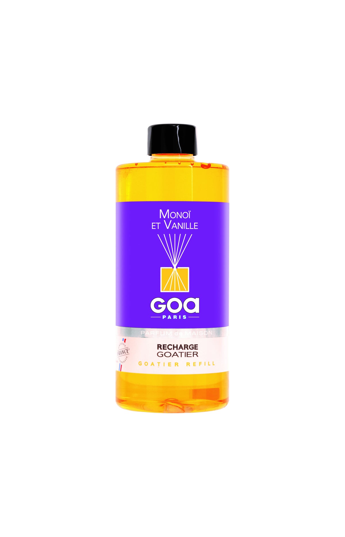 Recharge pour bouquet parfumé Goatier - Monoï & vanille - 500 ml