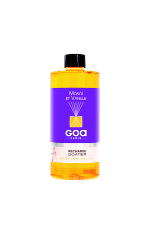 Recharge pour bouquet parfumé Goatier - Monoï & vanille - 500 ml