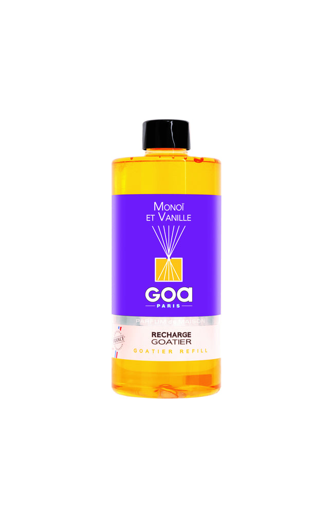 Recharge pour bouquet parfumé Goatier - Monoï & vanille - 500 ml