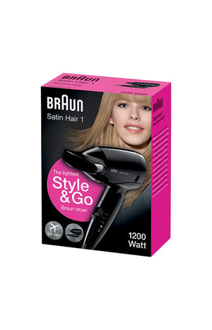 Sèche-cheveux - 1200 W - Noir
