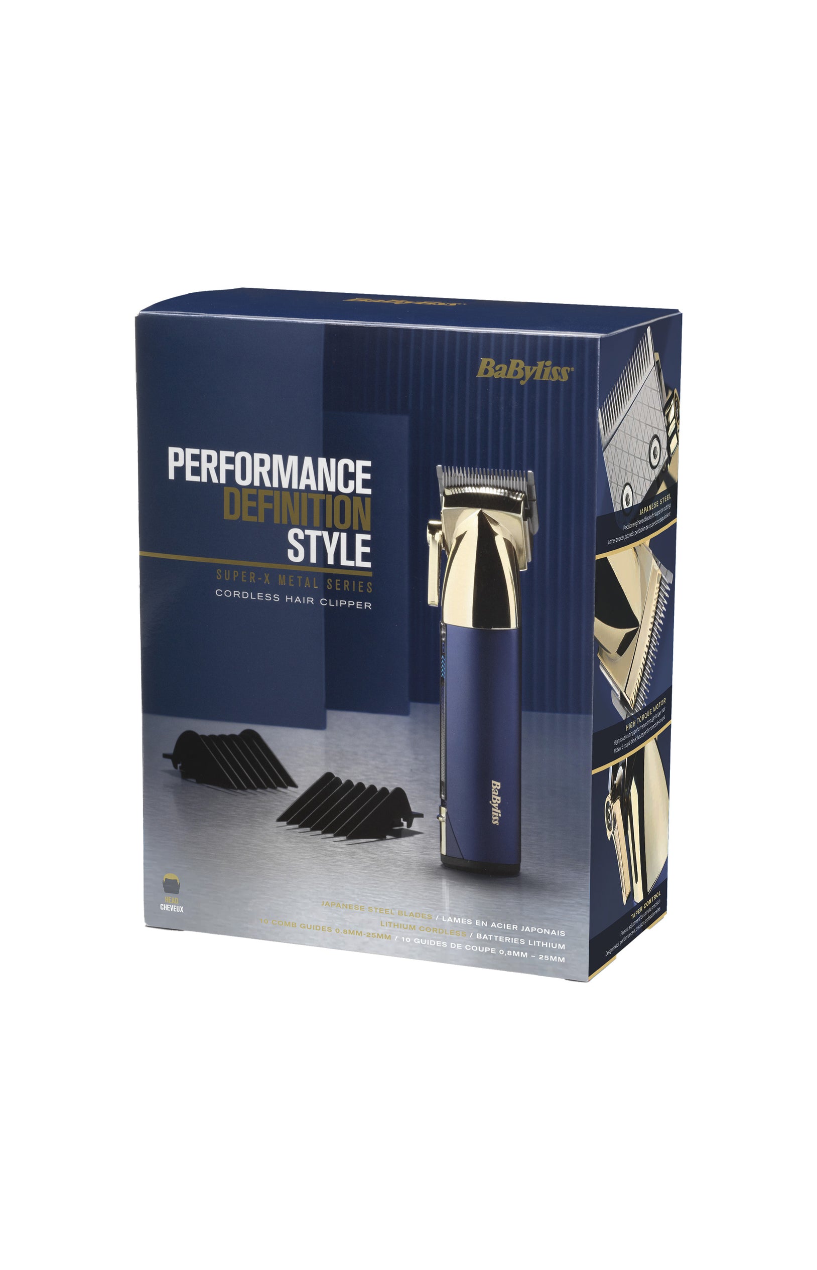 Tondeuse cheveux Super-X Metal - Collection Gold&Navy