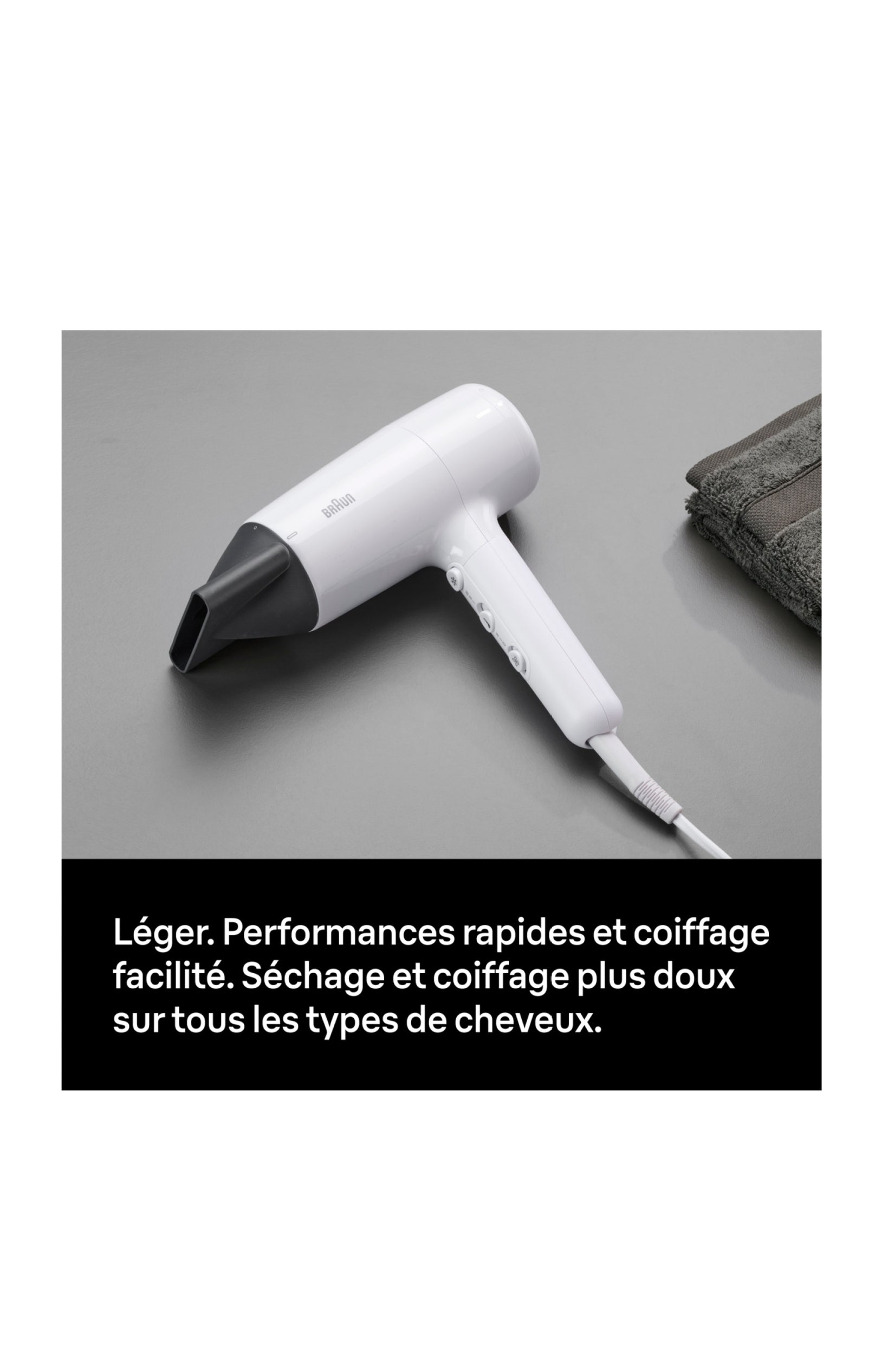Sèche-cheveux - 2100 W - Blanc