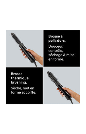 Brosse soufflante - 300 W - Noir