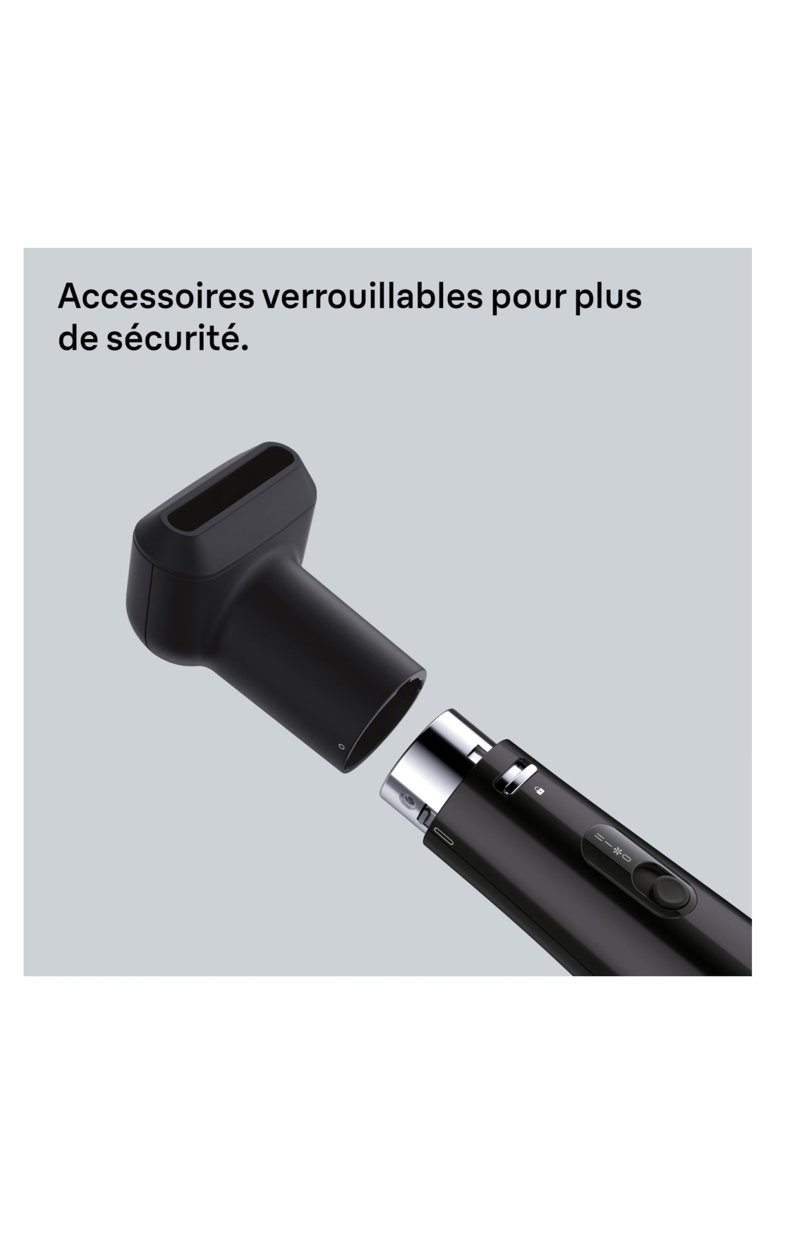 Brosse soufflante - 700 W - Noir