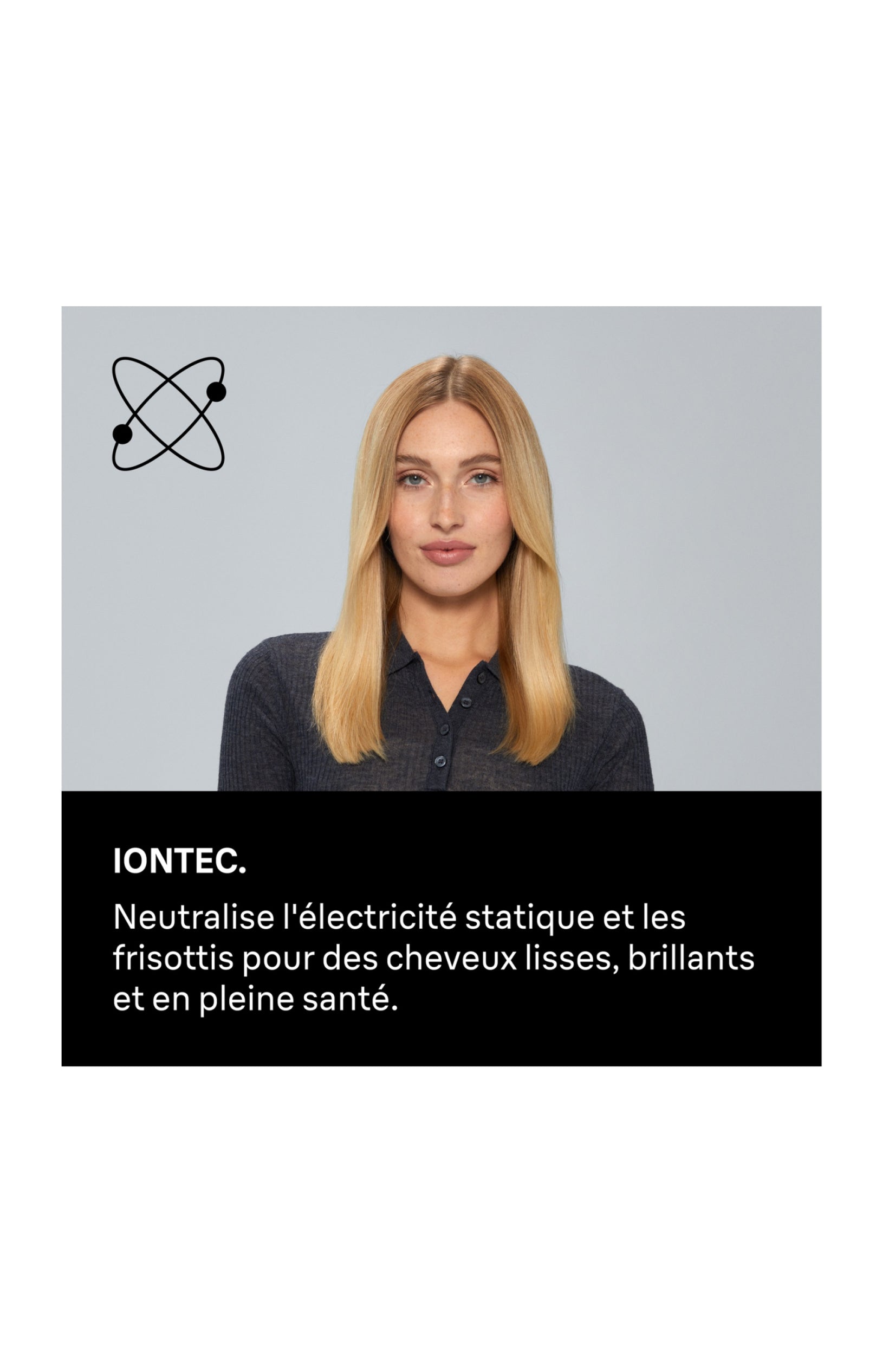 Brosse soufflante - 700 W - Noir