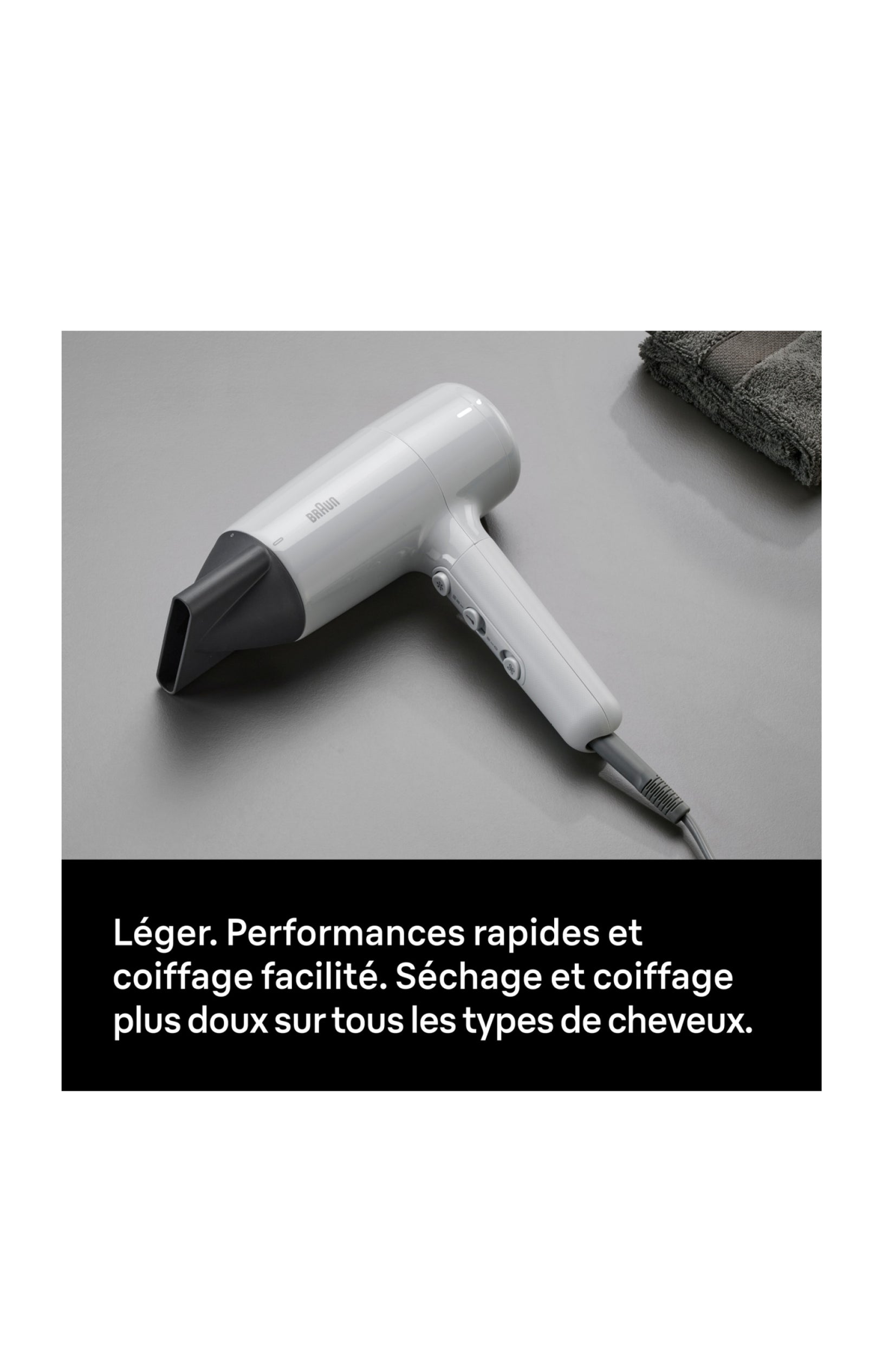 Sèche-cheveux - 2100 W - Blanc