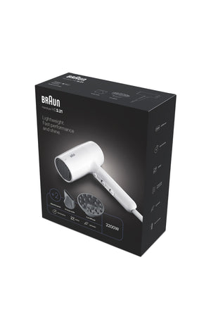 Sèche-cheveux - 2200 W - Blanc