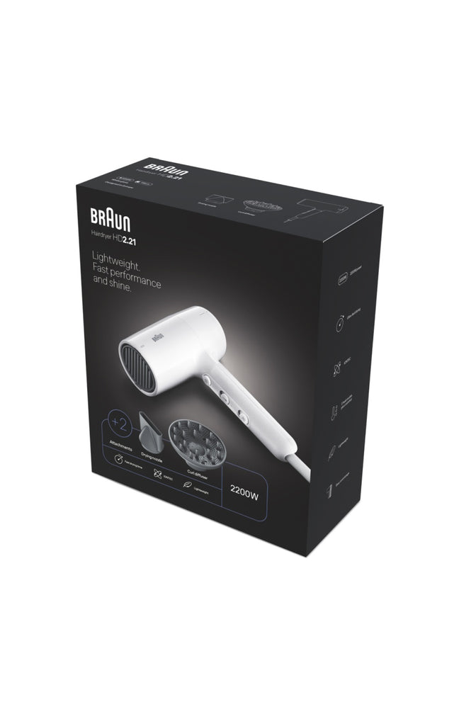Sèche-cheveux - 2200 W - Blanc
