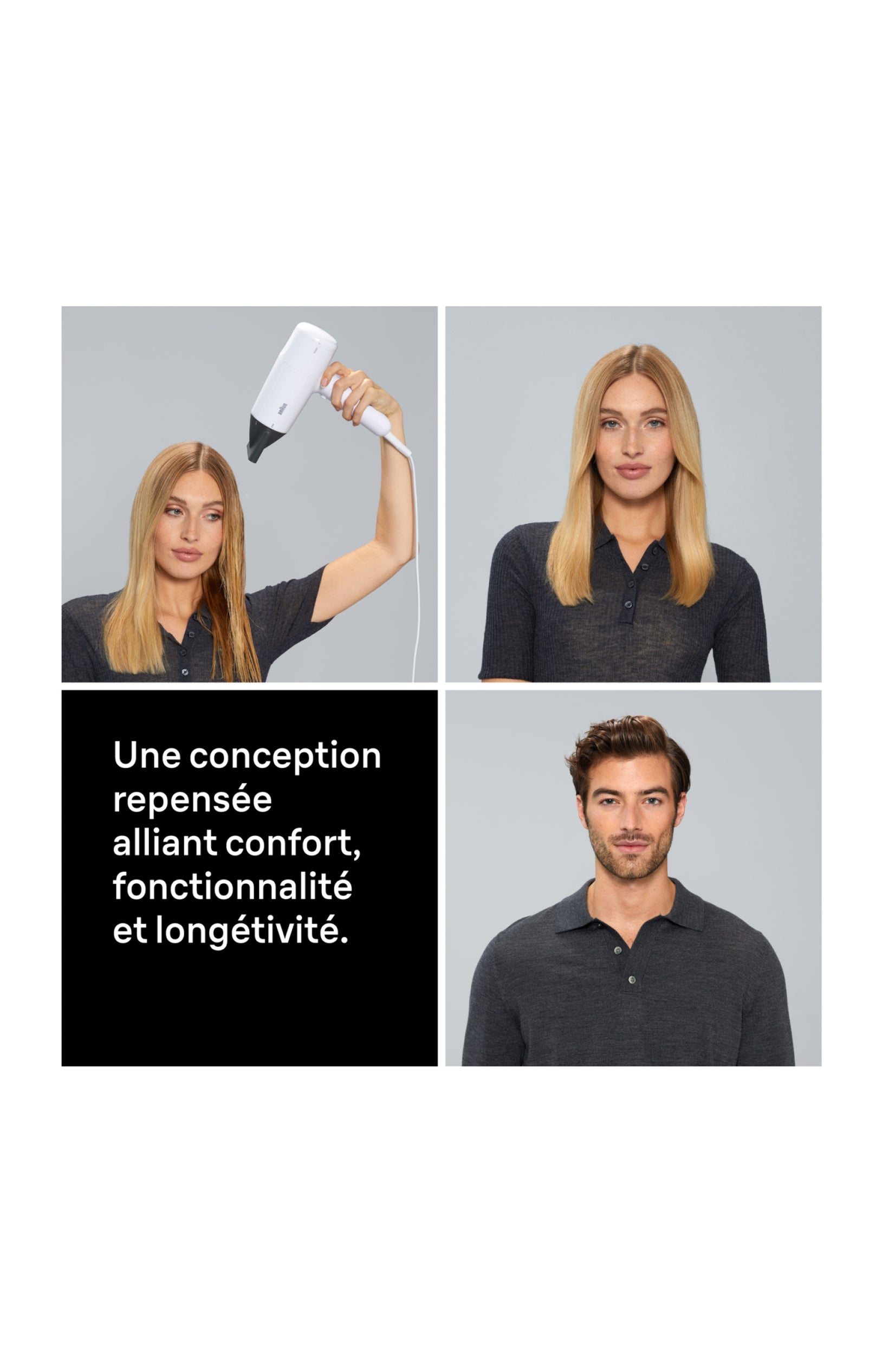 Sèche-cheveux - 2200 W - Blanc