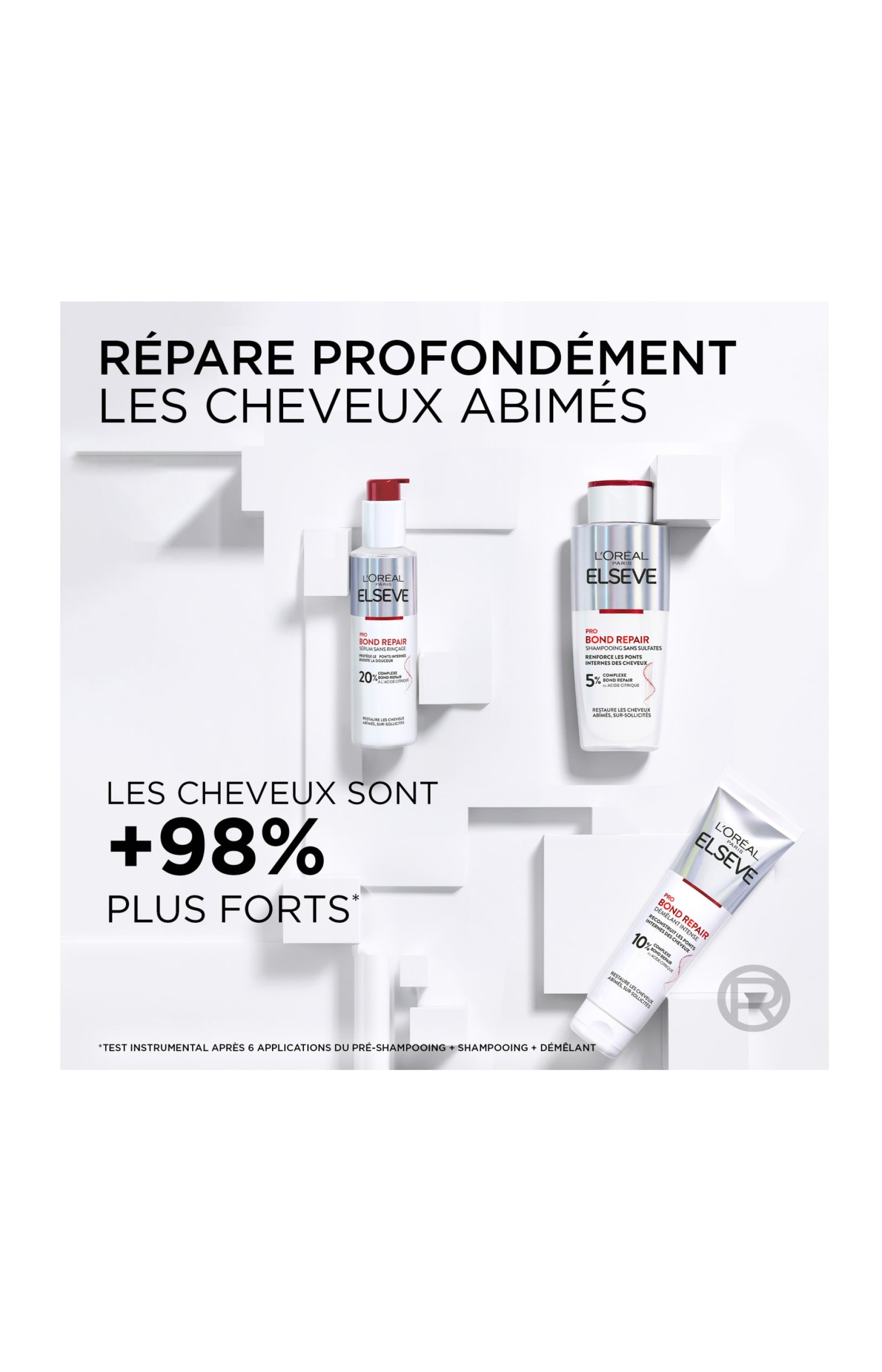 Elsève Total Repair 5 – La routine réparatrice complète pour cheveux très abîmés revitalisés