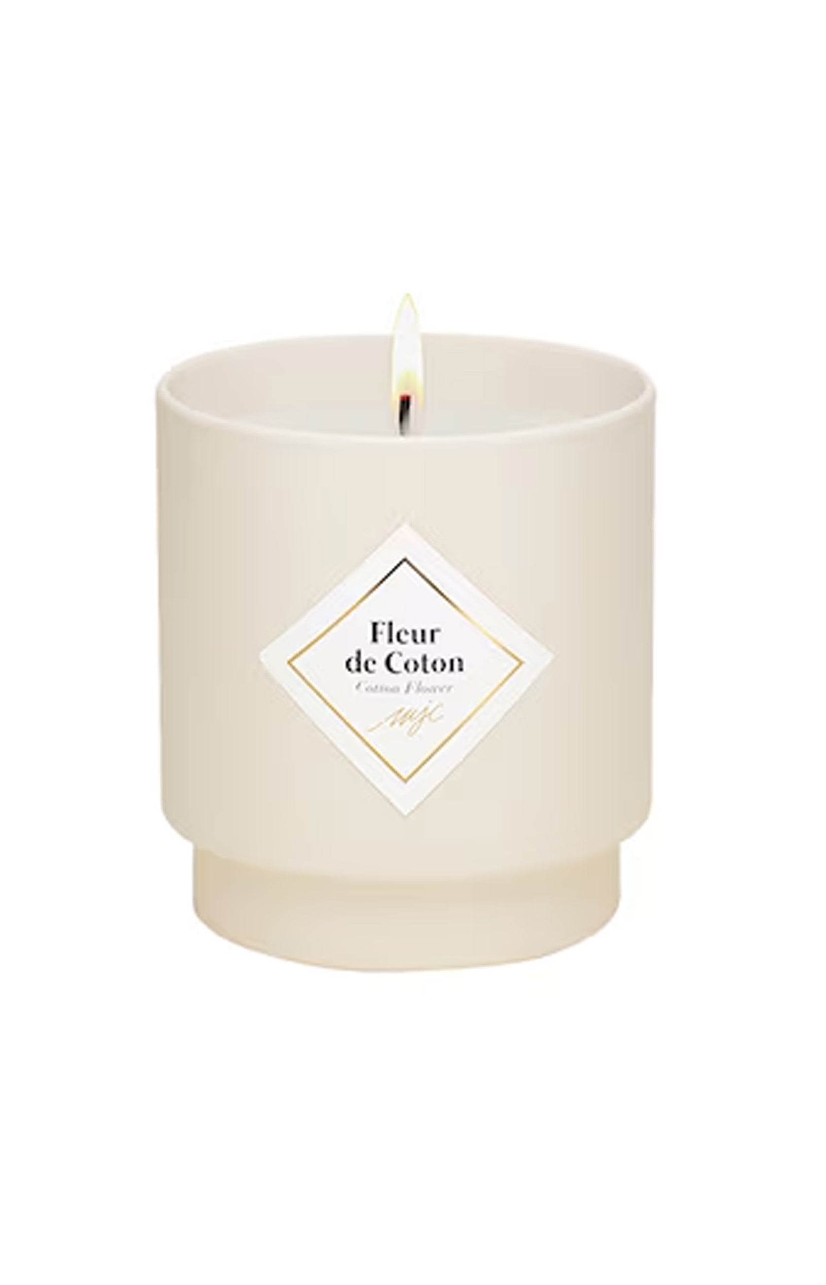 Bougie parfumée - Fleur de coton - Bracelet Or acier inoxydable - 180 g
