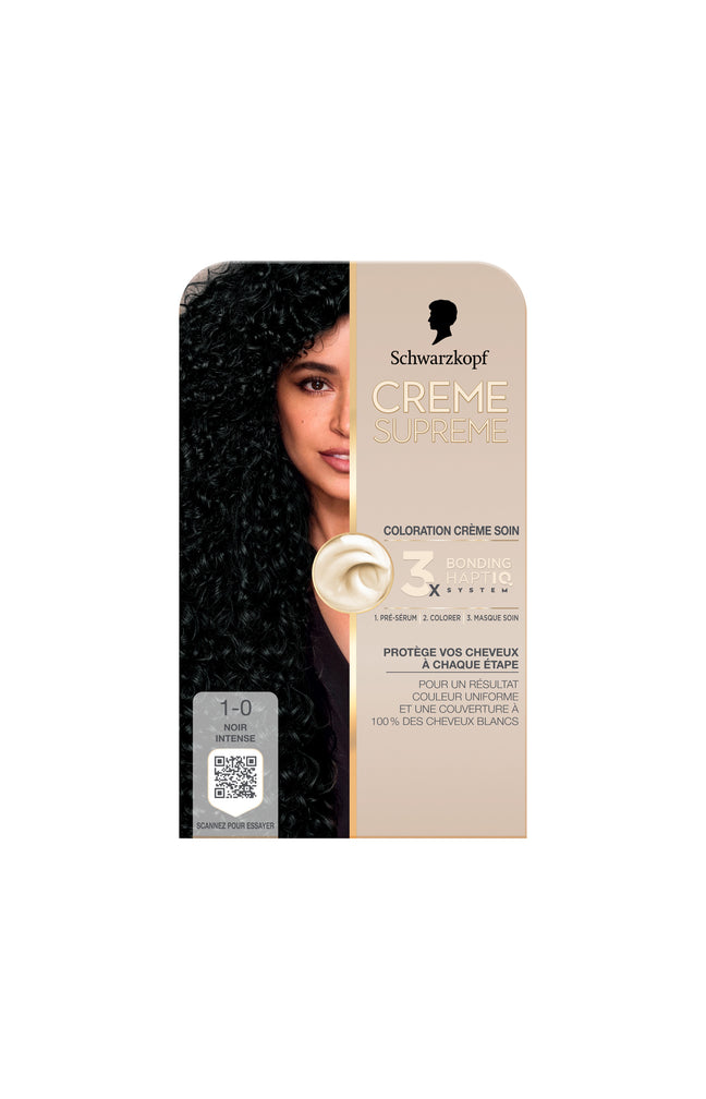 Coloration - Crème supreme - 1-0 Noir intense