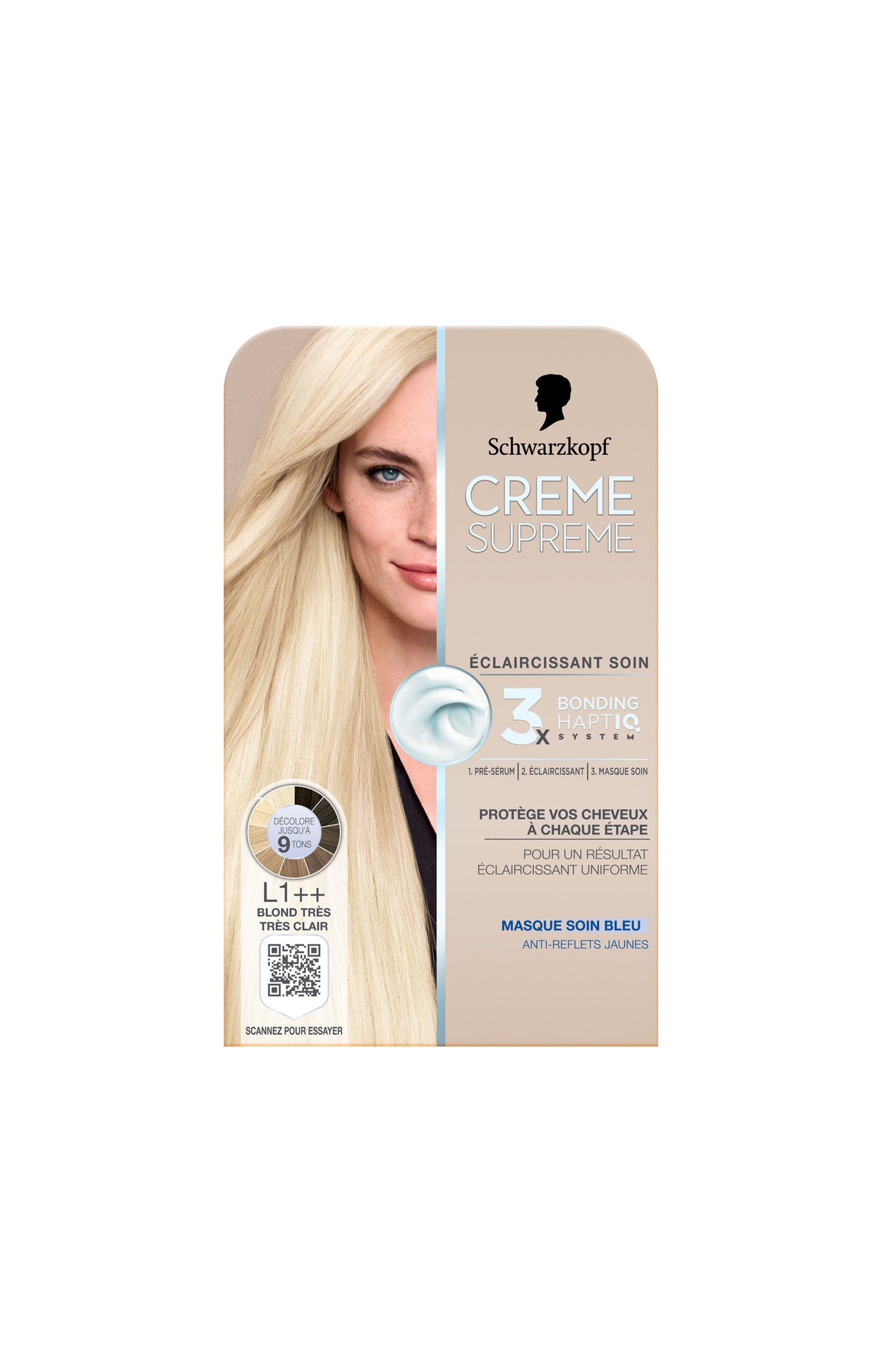 Coloration - Crème supreme - L1++ Blond très très clair
