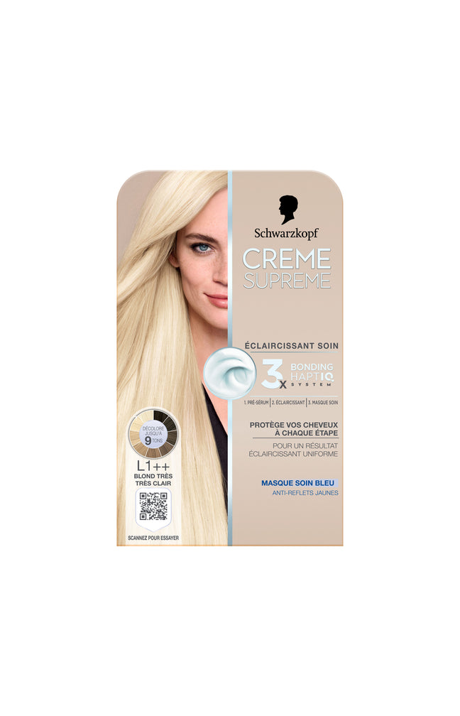 Coloration - Crème supreme - L1++ Blond très très clair