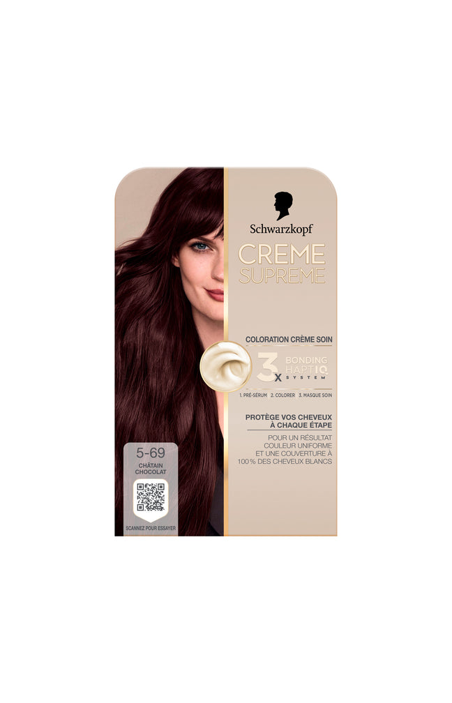 Coloration - Crème supreme - 5-69 Chatain chocolat