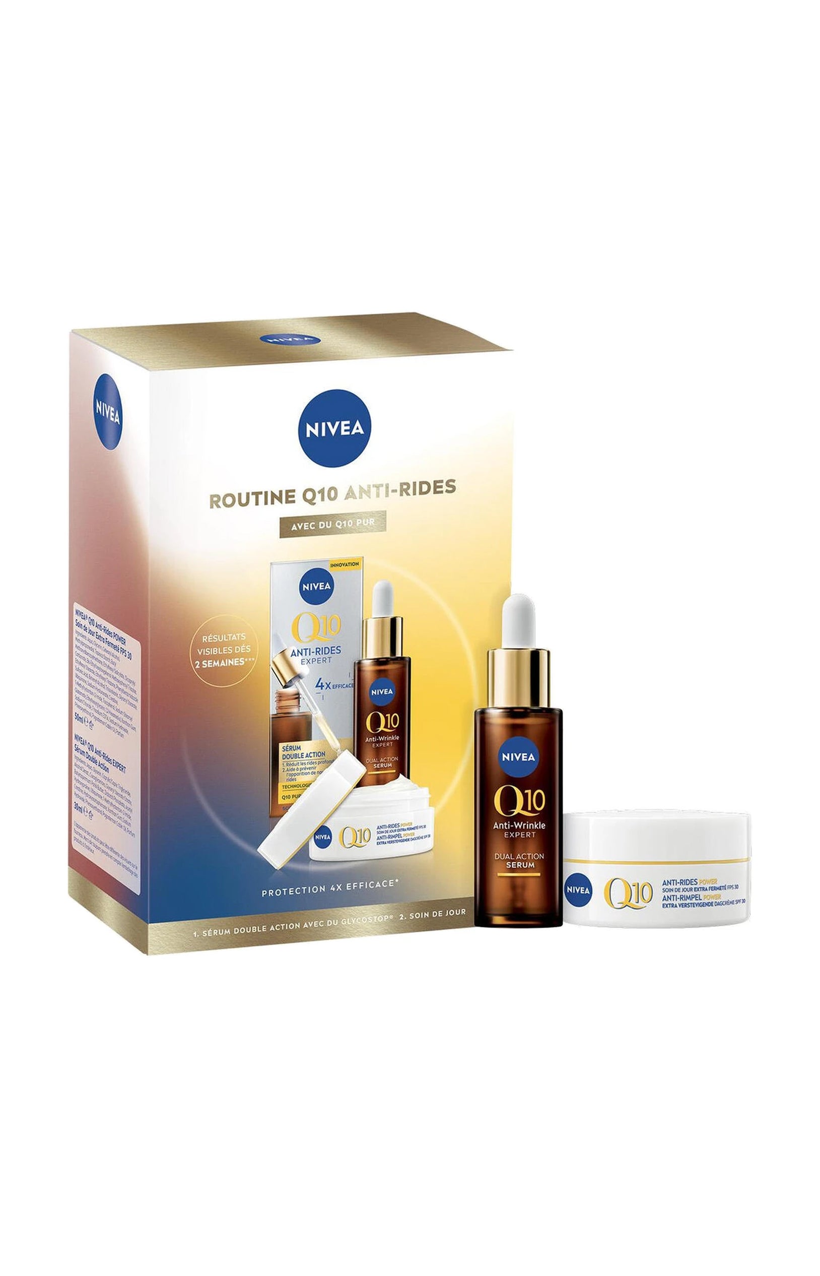 Coffret duo Q10 - Crème de jour & sérum