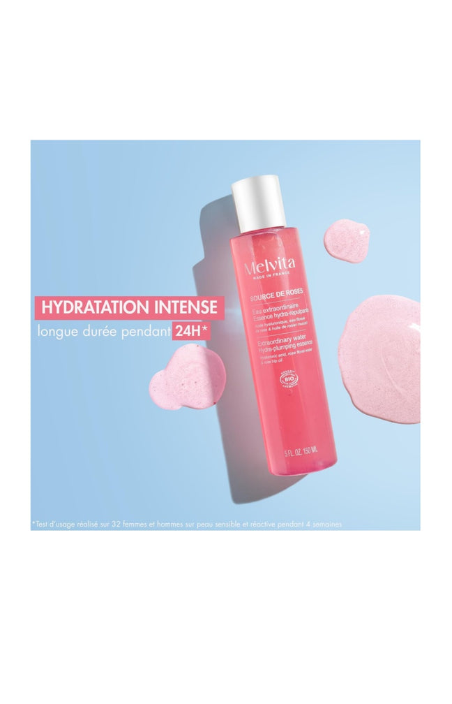 Eau extraordinaire hydra-repulpante - Source de Roses - Acide hyaluronique - 150 ml