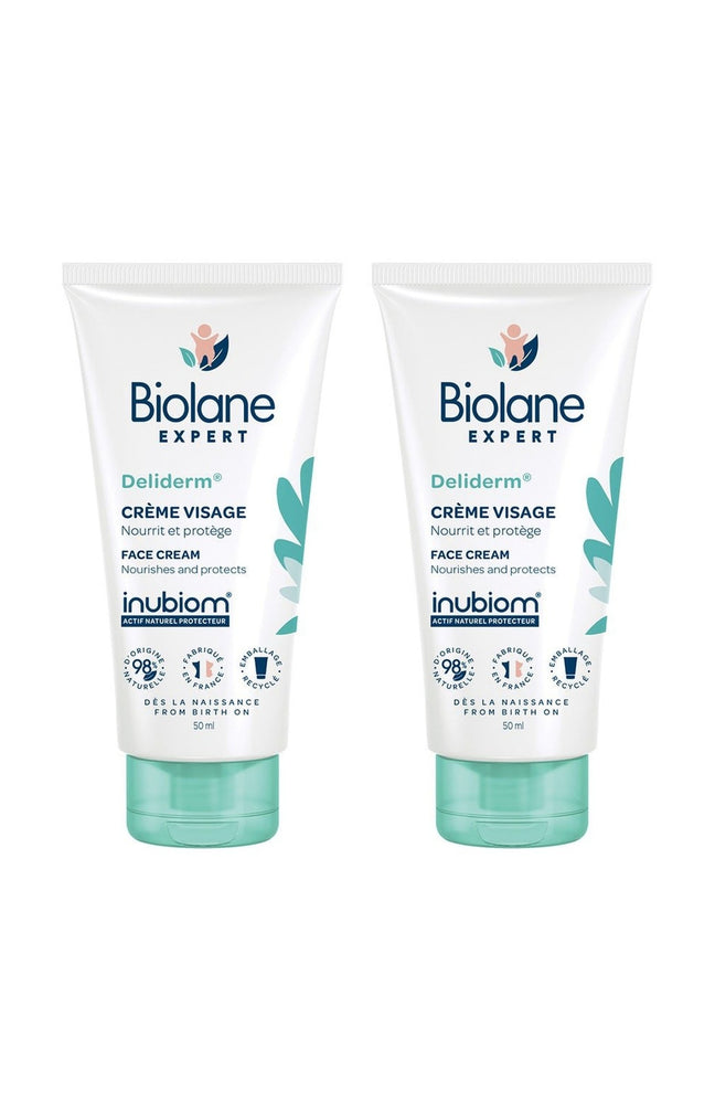 Crèmes hydratantes - Deliderm - Peaux sensibles - 2 x 50 ml