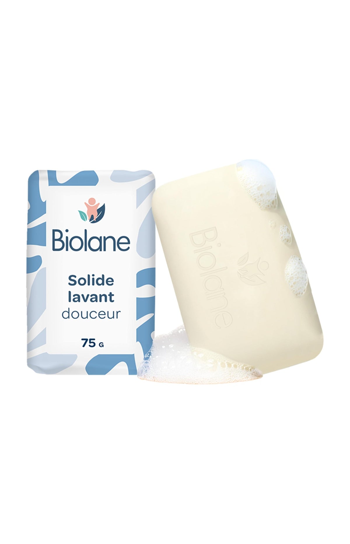 Soin lavant solide - Huile de cameline bio - Bébé - 75 g