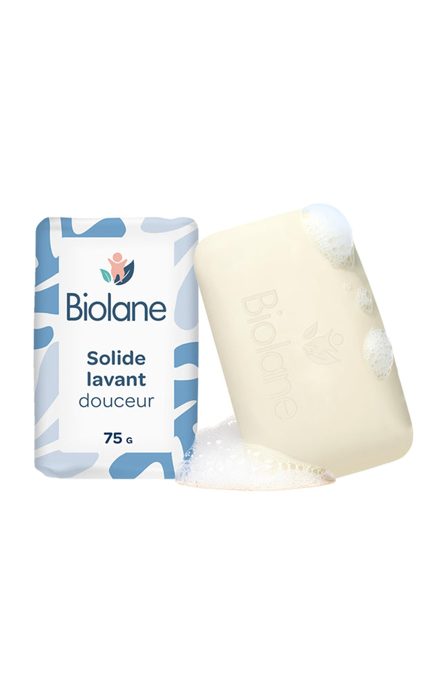 Soin lavant solide - Huile de cameline bio - Bébé - 75 g