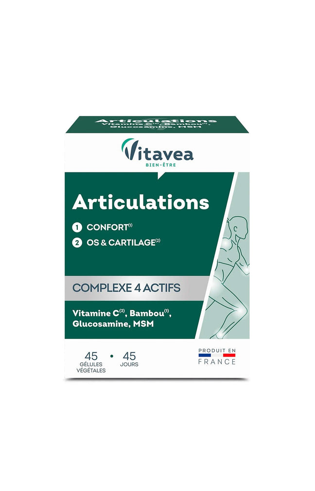 Cure articulations - Glucosamine, MSM, bambou & vitamine C - 4 mois