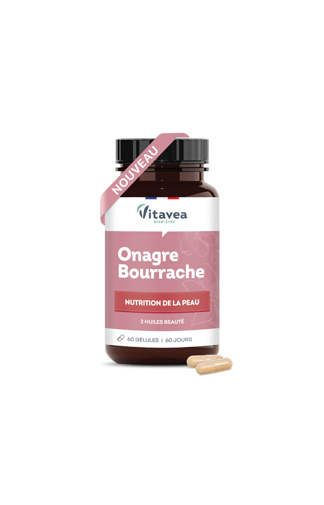 Cure onagre bourrache - Nutrition de la peau - 60 jours