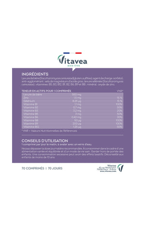 Cure cheveux force & vitalité - Levure de bière - 70 jours