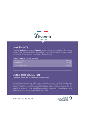 Cure transit - Fibres psyllium - 45 jours