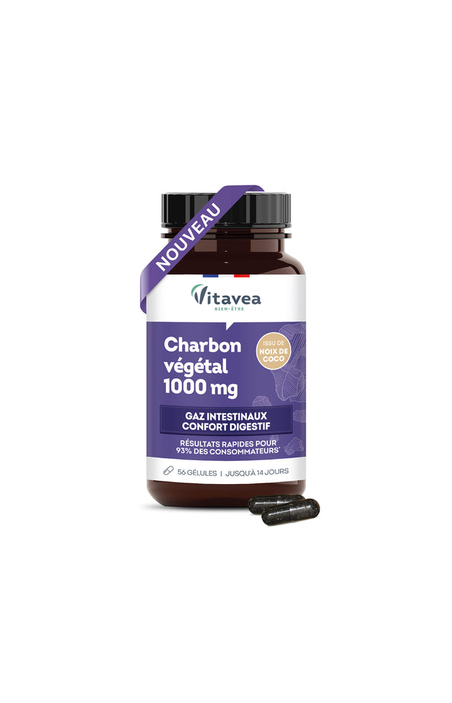 Cure confort digestif - Charbon végétal - 56 gélules