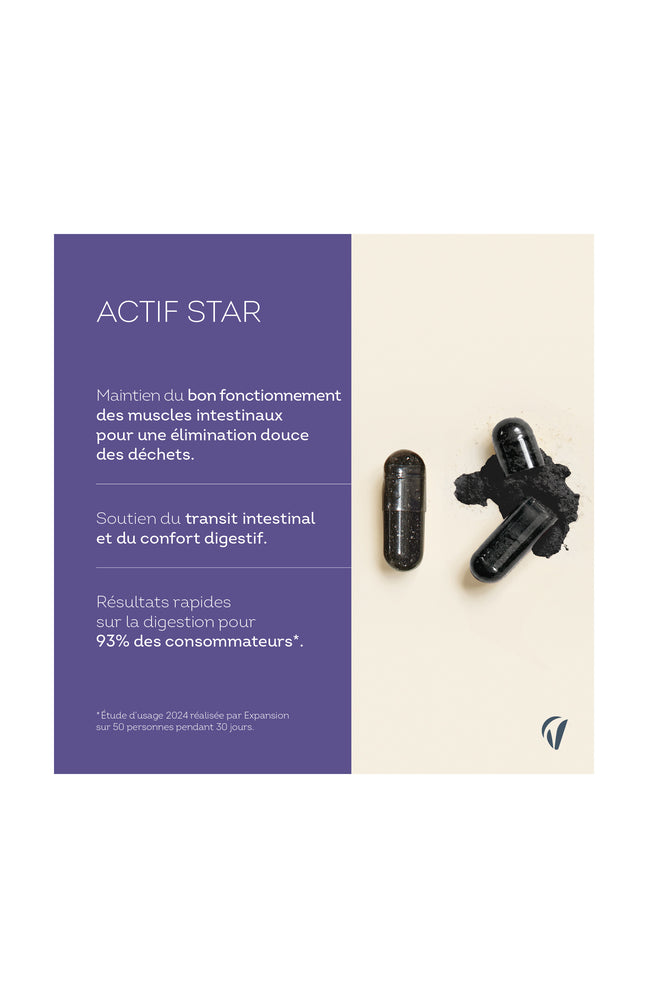Cure confort digestif - Charbon végétal - 56 gélules