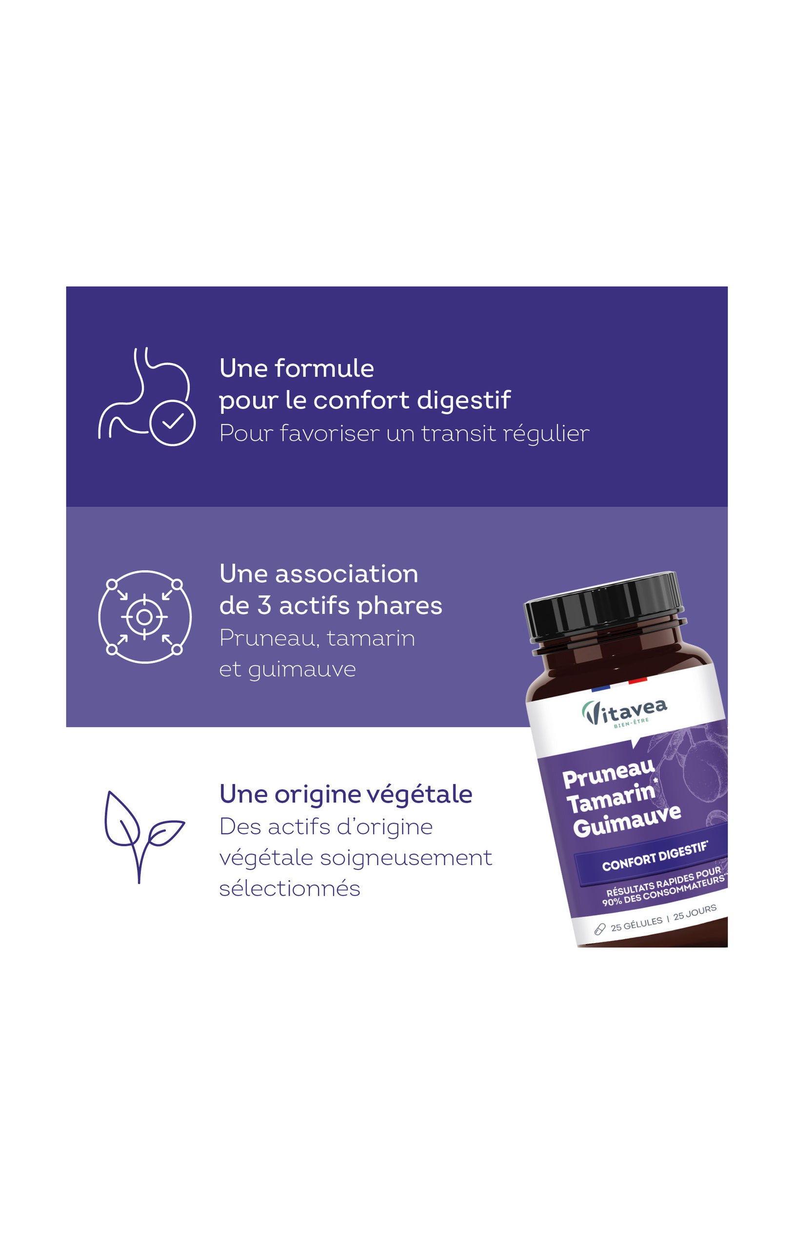 Cure confort digestif - Pruneau, tamarin & guimauve - 25 jours