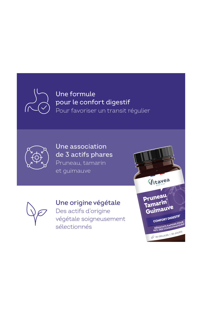 Cure confort digestif - Pruneau, tamarin & guimauve - 75 jours