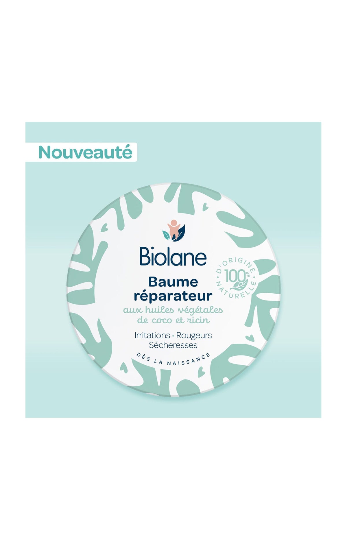 Baume réparateur - Huiles de coco & ricin - Corps - Bébé