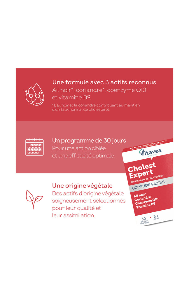 Cure cholest expert - Complexe 4 actifs - 3 mois