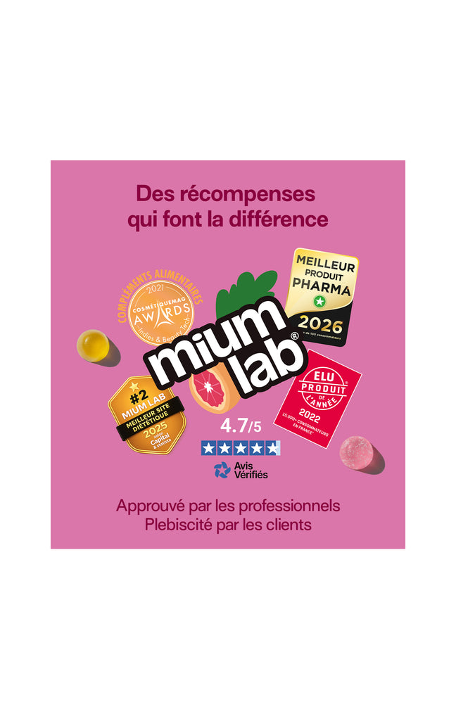 Cure gummies acide hyaluronique - Pêche - Sans sucres - 3 mois