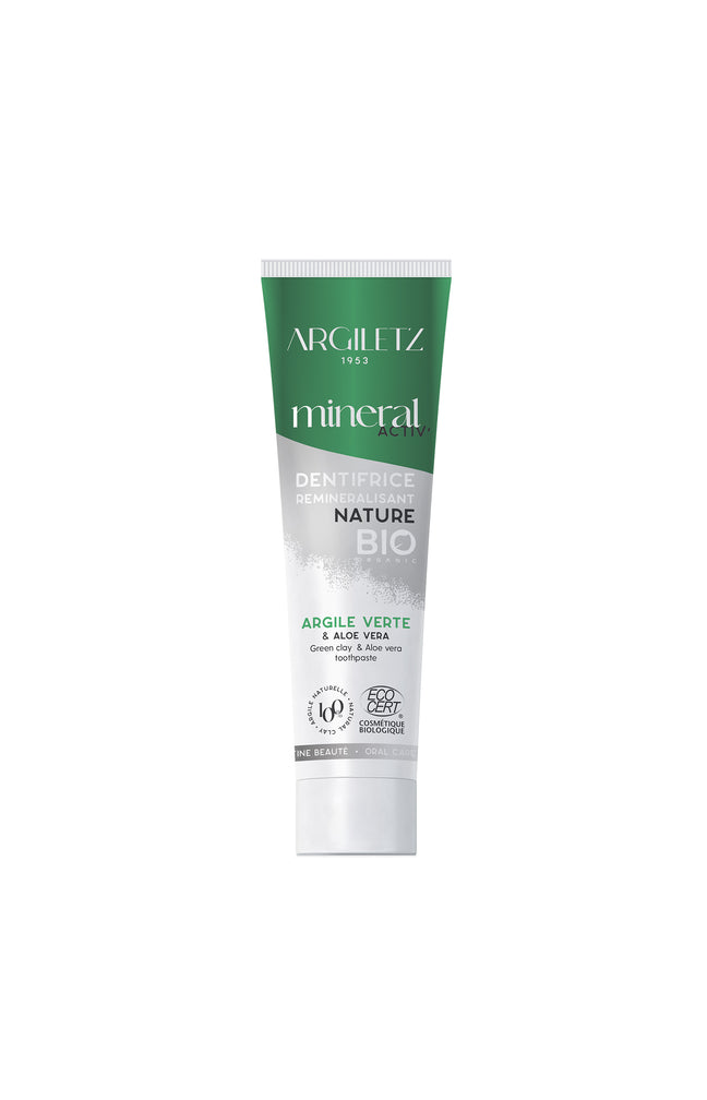 Dentifrice reminéralisant - Argile verte & Aloe Vera - 75 ml