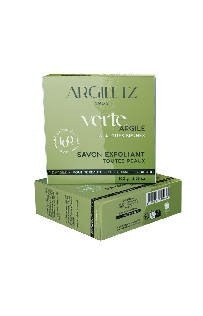 Savon exfoliant - Argile verte & algues - 100 g
