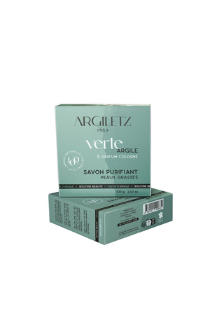 Savon purifiant - Argile verte - Parfum cologne - 100 g