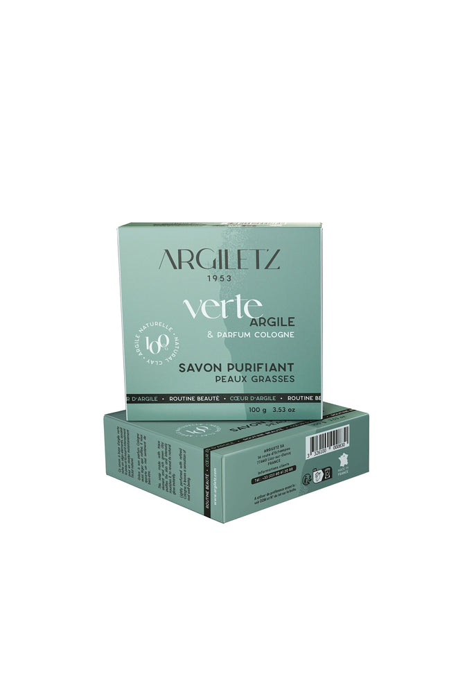 Savon purifiant - Argile verte - Parfum cologne - 100 g