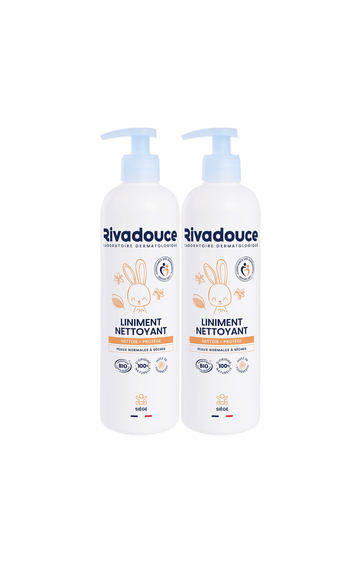 Liniments  nettoyants bio - 2 x 500 ml