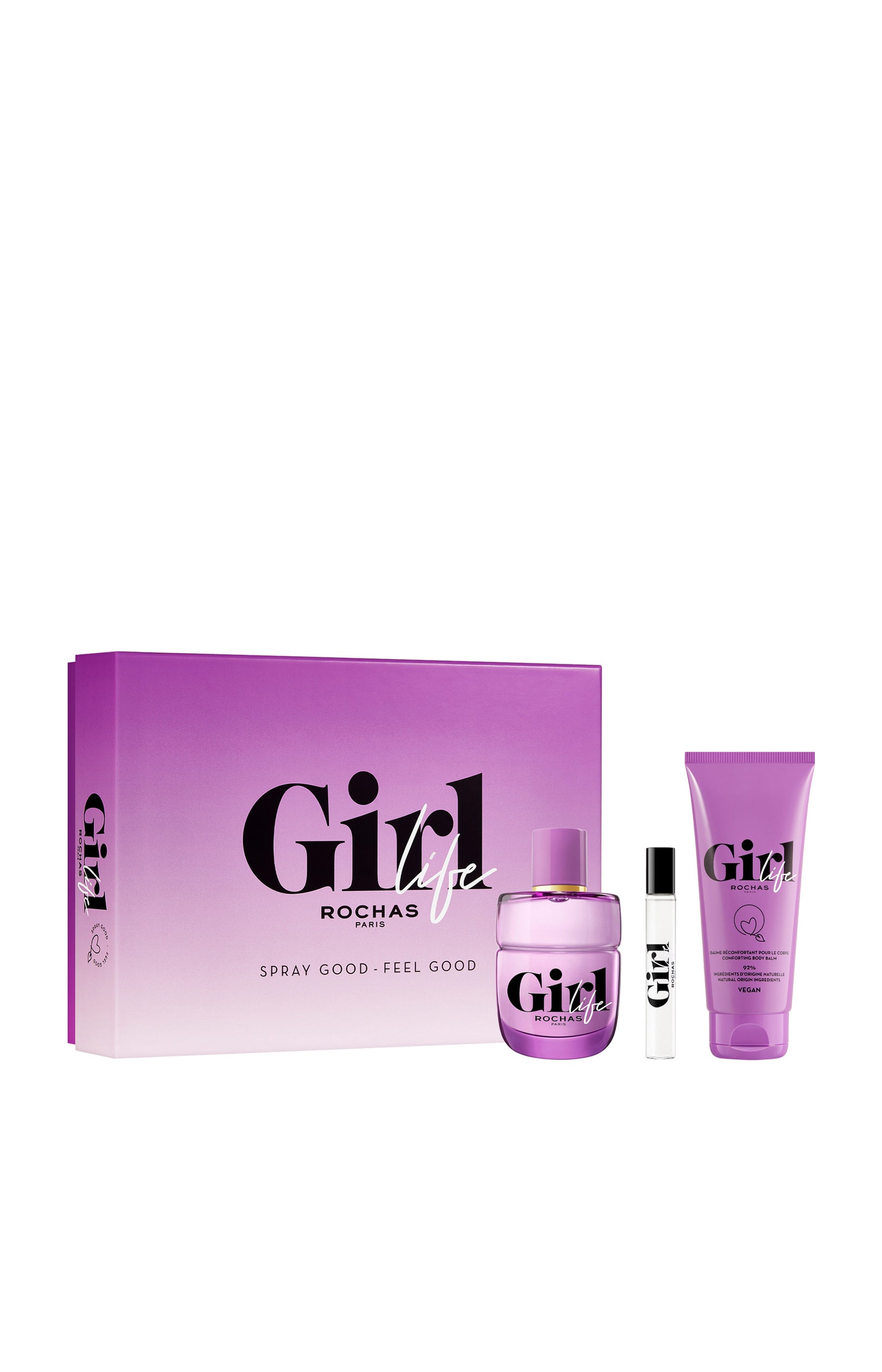 Coffret Girl Life Eau de parfum - Floral Fruité - 3 produits