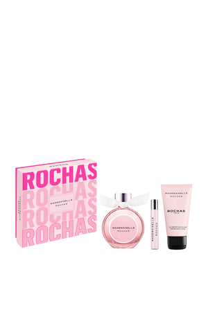 Coffret Mademoiselle Rochas Eau de parfum - Floral fruité - 3 produits